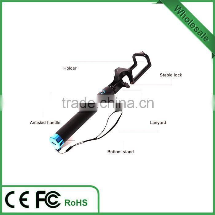 2015 New Mini build-in bluetooth selfie stick with remote control