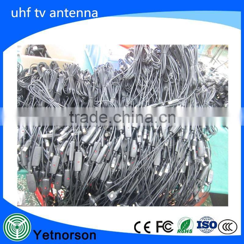 ODM indoor digital tv antenna 470-862mhz wireless external satellite tv antenna for portable tv
