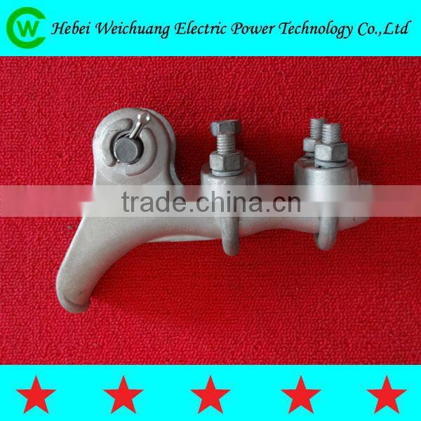 Aluminum alloy strain clamp/power line fitting/overhead power line hardware