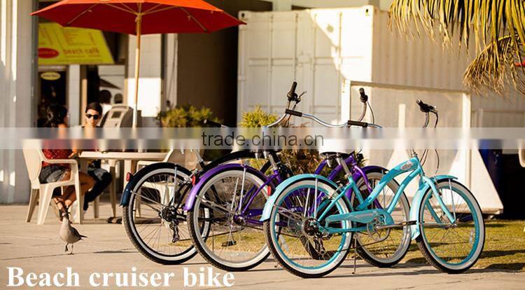 26" brown single speed beach cruiser bike/wholesale cruiser bikes/cruiser bicicleta for sale (PW-B26365)