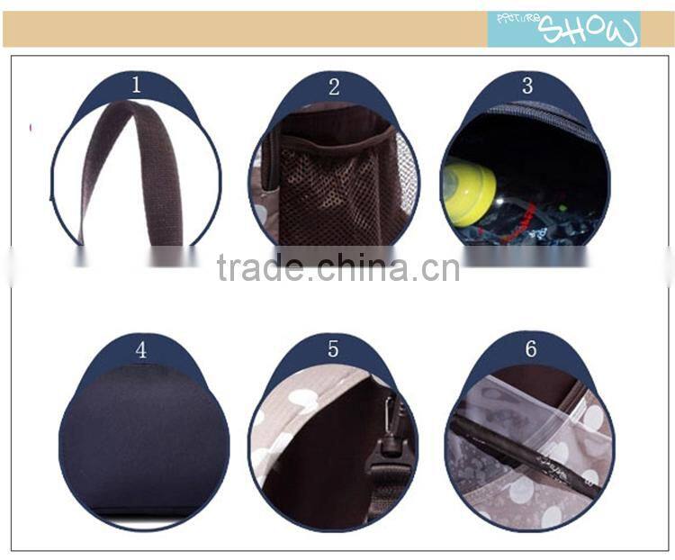 Eco-friendly fabric baby diaper bag