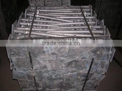 Q235 Galvanized Screw Jack Base /Scaffolding Fittings Jack Nut Use with Screw Rod