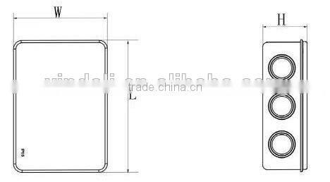 good quality electrial waterproof junction box/distribution box XPET-T