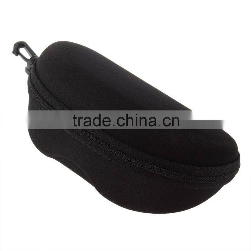 NEW Black Sunglasses Reading Glasses Carry Case Bag Hard Zipper Box