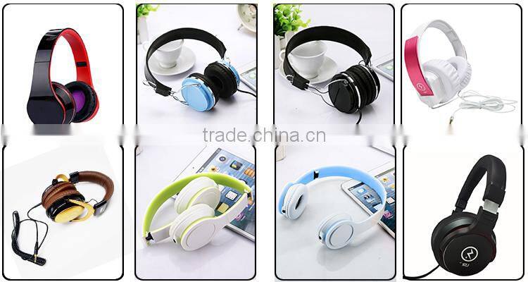 Hot selling new model cell phone accessories super bass stereo headphone sports headset in orange white