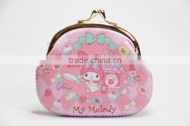 2014 Best selling printed neoprene coin purse/promotion coin pouch/neoprene coin pouch