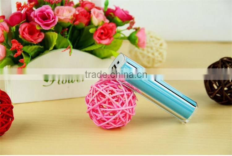new lipstick 2600mah power bank alkaline