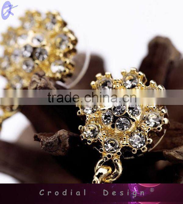 2014 Wholesale Cheap Gold Jewelry High Quality Earrings Designs For Dridal