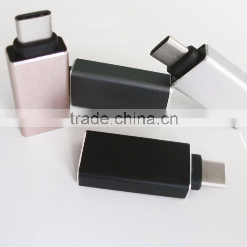 100% Genuine Metal head USB 3.1Type C Male to USB 3.0 Female Data Adapter Converter OTG