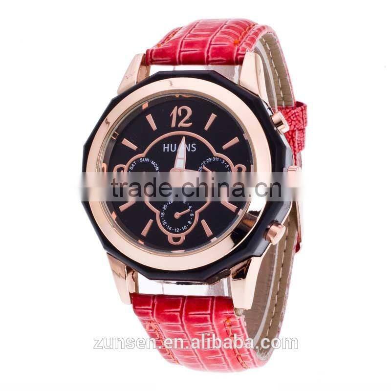 2016 High Quality Fashion Watch Women Dress Quartz-Watch Casual Wristwatch Women Relogio Feminino relojes mujer Leather Clock