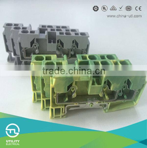 Phoenix Contact Push-in multi-conductor terminal blocks of the same shape 6mm 3 conductor UL RoHS