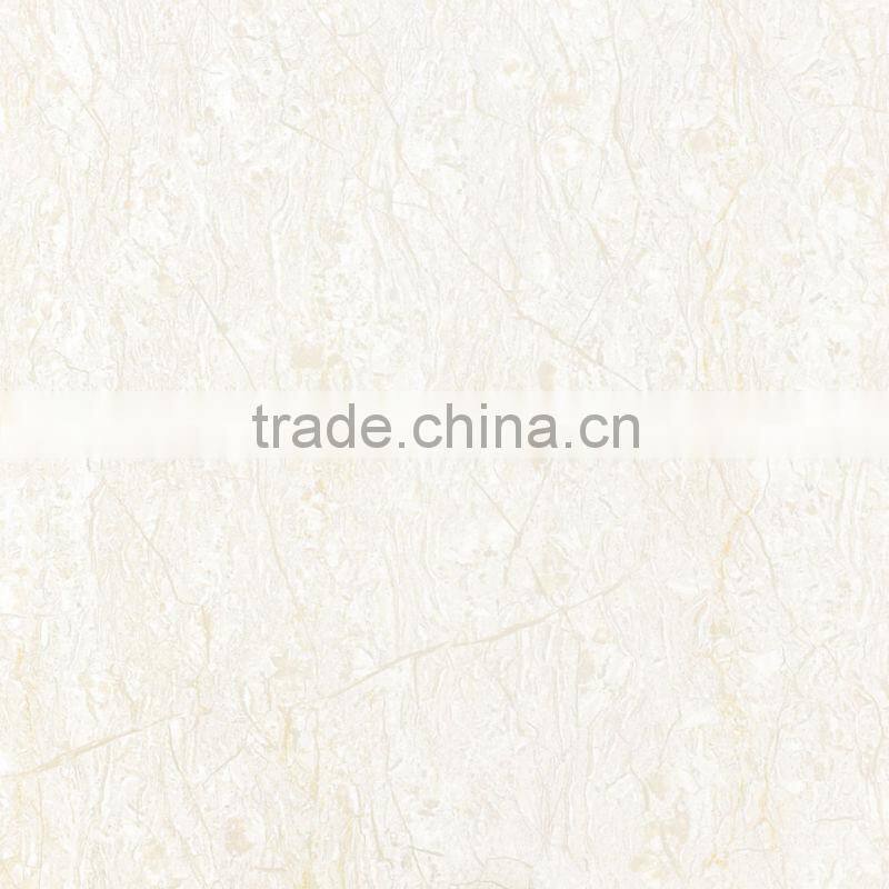 Off white polished porcelain floor tiles