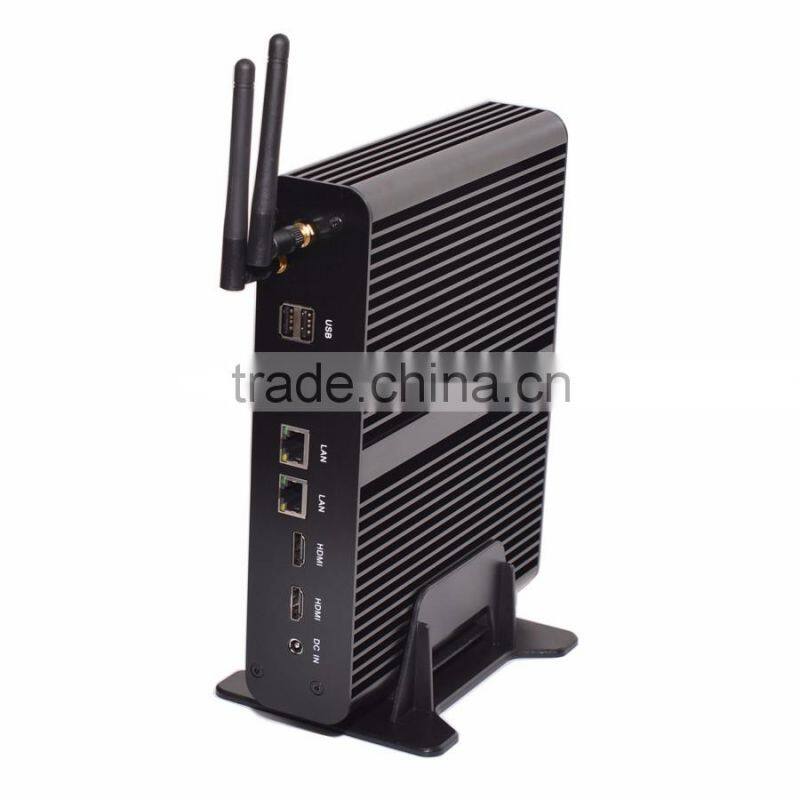 2016 best pc Intel Core i7-5650U Barebone Fanless mini PC i7 4M Cache up to 3.20 GHz support HD 4K resolution wifi