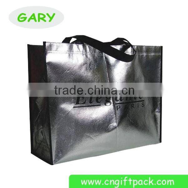 Silver Non Woven Garment Bag Non Woven Laminated Bag with Logo