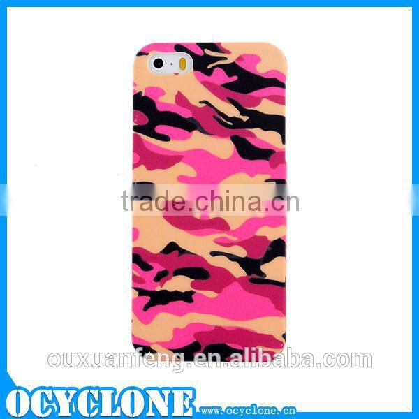 2014 New Arrival camouflage pattern printing case cover for iphone 5/5s