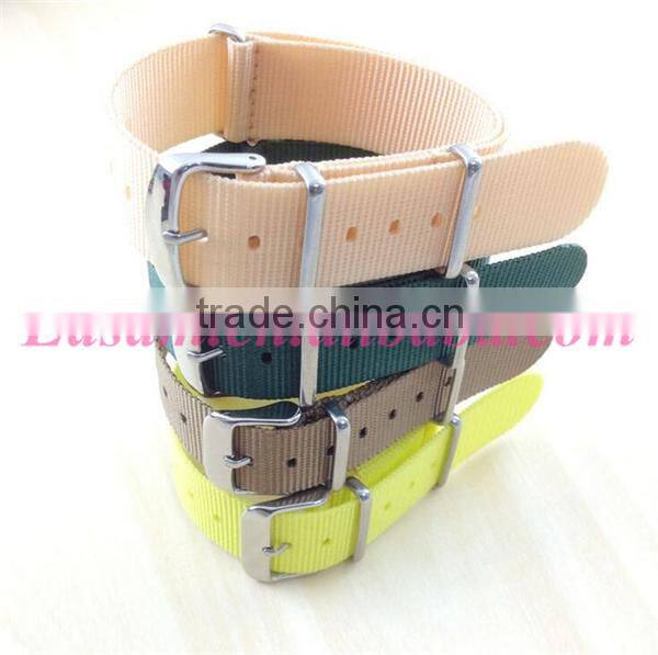 22MM Multi-color nylon fabric nato strap hardware