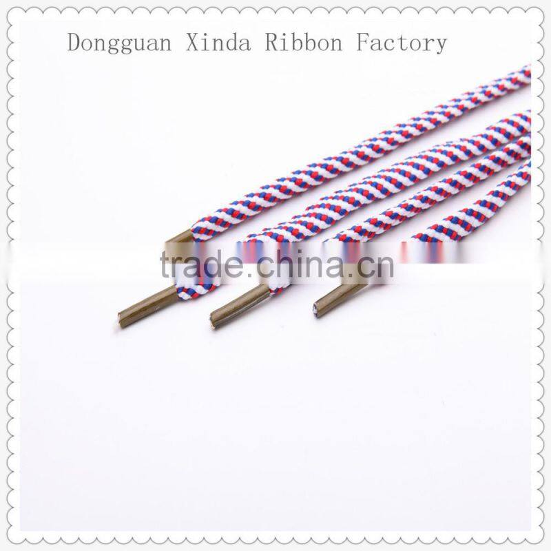 Golden supplier golden metal tips shoelace