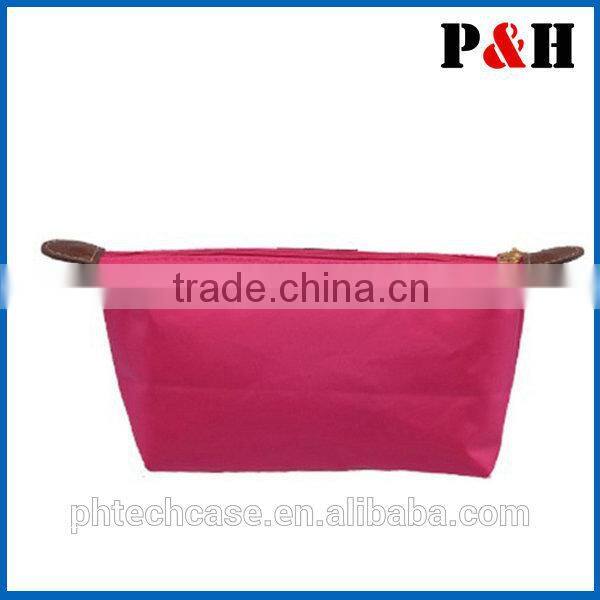 Promotional Microfiber cheap wholesale makeup bag with zipper closure