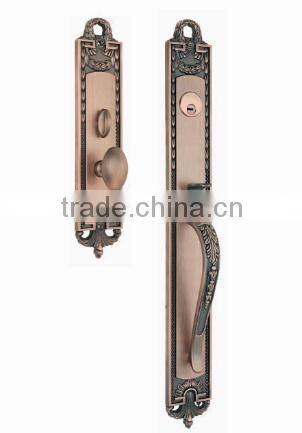 External Pull handle Main Door Lock Entry Set American Profile Cylinder Lock