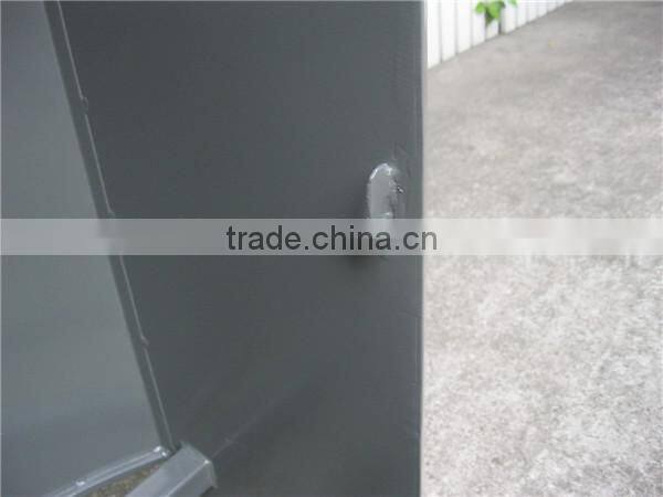 Strong 125L capacity garden trash bin garbage trash bin metal outdoor trash bin