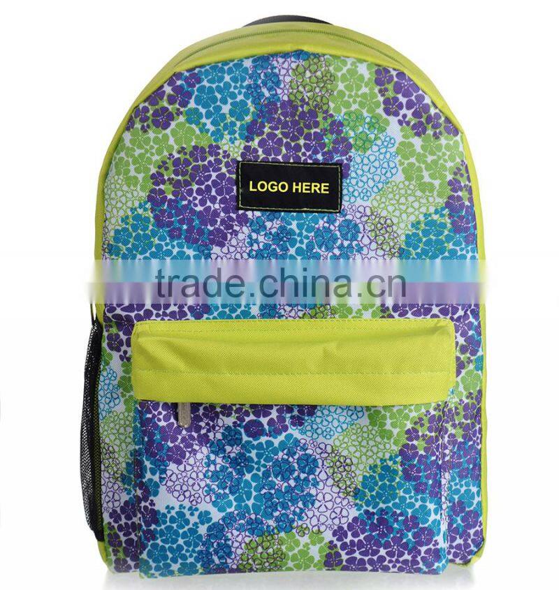 Hydrangea Backpack Young Girls Sathel Fancy Backpack
