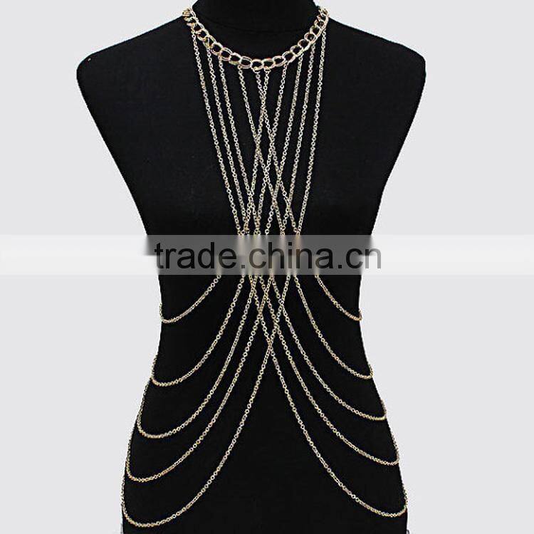 women shoulder necklace chain, shoulder chain jewelry