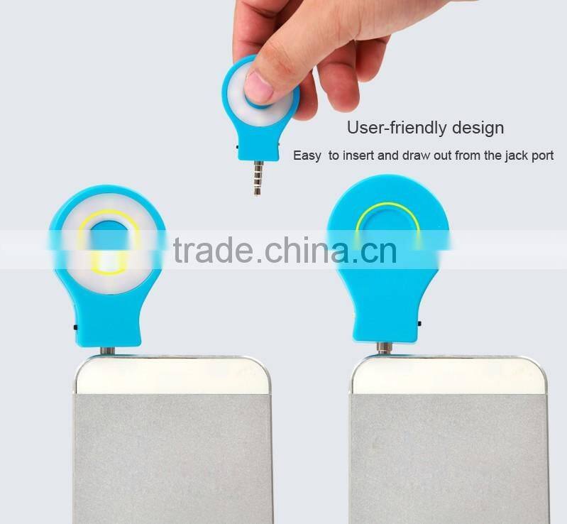 China Factory Mini 8 LED Portable Selfie Light Mobile Phone Camera Flash Using At Night
