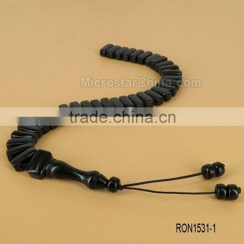 33pcs 8mm Jasper Stone Silver Tassel Prayer Beads Tespih Tesbih Tasbeen Beads