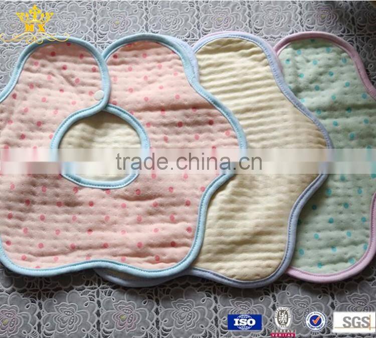 100% cotton softtextile baby bandana bibs