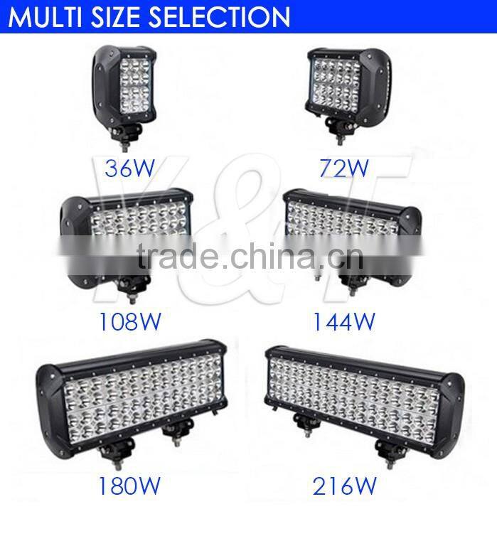 Factory direct! 36w Y&Y brand 4 row LED work light bar for dune buggies off road truck atv utv sandrails