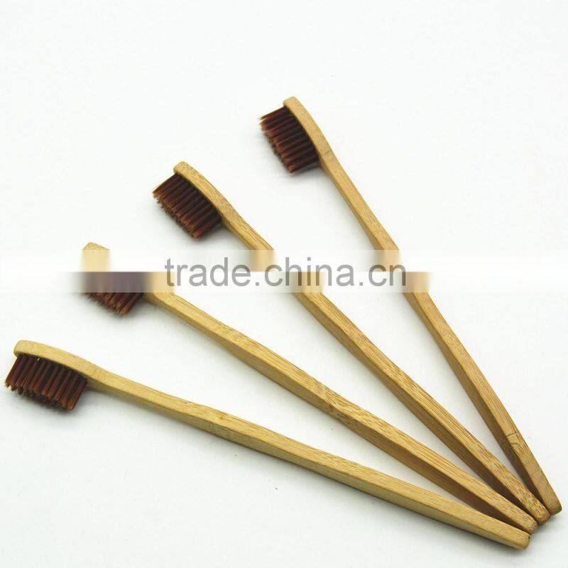 Manufacturers wholesale 2016 new bamboo toothbrush e12 Manual toothbrush Bamboo charcoal toothbrush