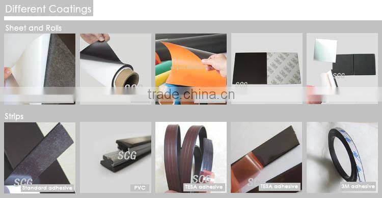 Flexible strong fridge rubber magnet strip