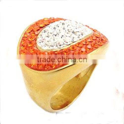 316L best selling casting rings heart shapd stainless steel jewelry latest gold rings design for women with price (LR9220-2)