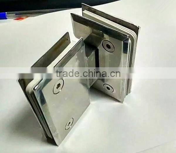 Heavy duty SUS 304 glass door hinge 180 degree galss door hinge
