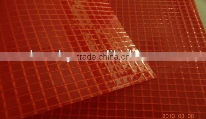 pvc transparent mesh fabric for bag