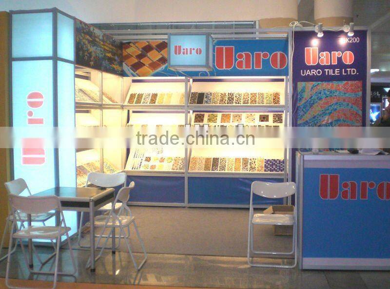 10x10mm DIY material green glass mosaic tile