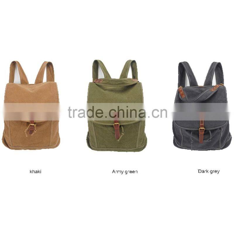 Searrco Bag RS22101 Super hot vintage canvas promotional backpack promotional backpack manufacturer