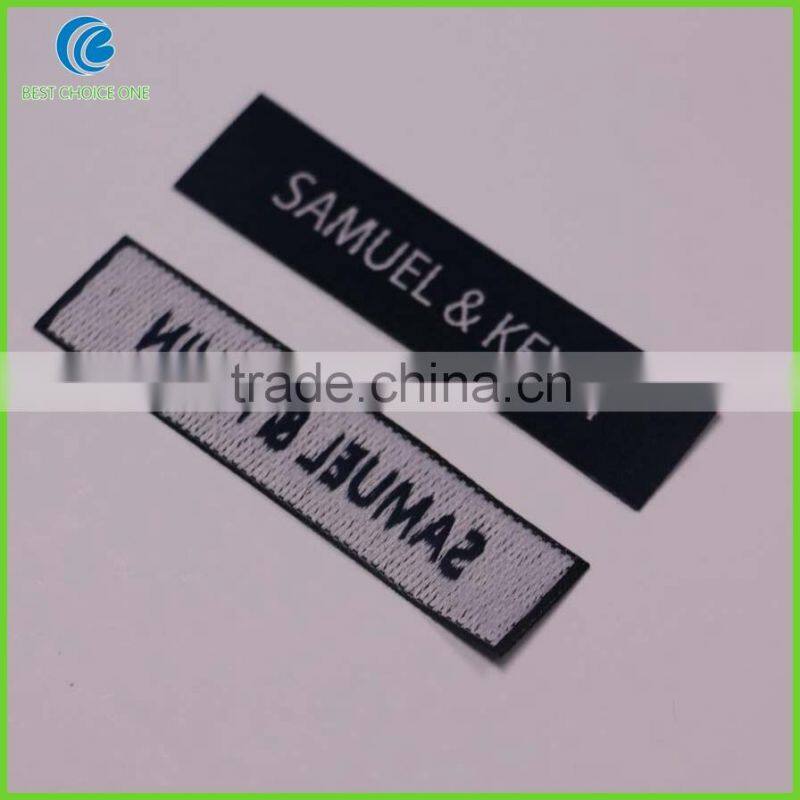 Customized High Quality Woven Clothing Labels Clothing Labels Iron On Garment labels