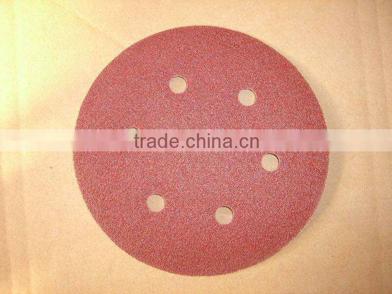 125mm round sanding self-adhesive hook and loop disc