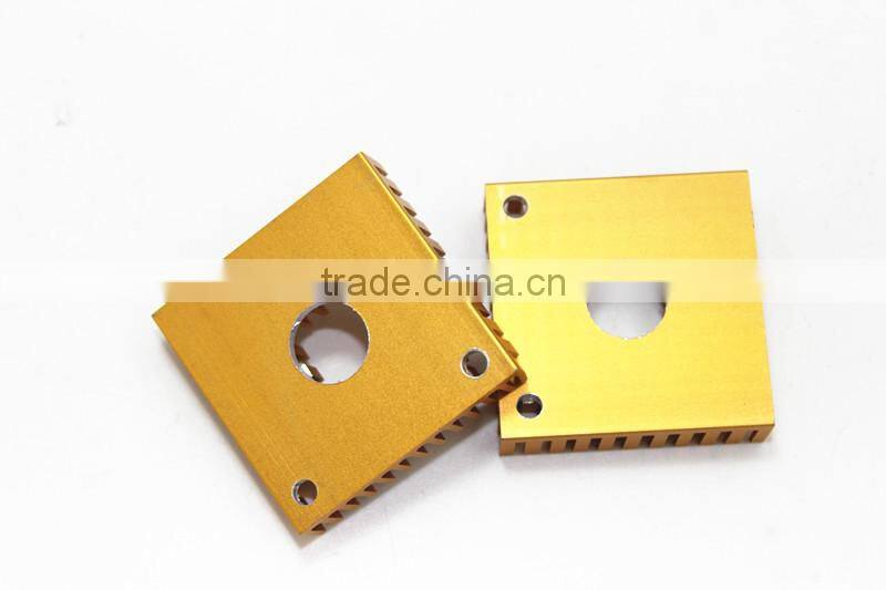 3D printer accessories 40 * 40 * 11 fin heat faster Makerbot mk7MK8 extruder Universal Gold J407