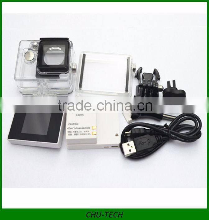 Xiaomi Yi Accessories Waterproof Housing Case+Expand Case Cover+LCD Screen Display+External Battery