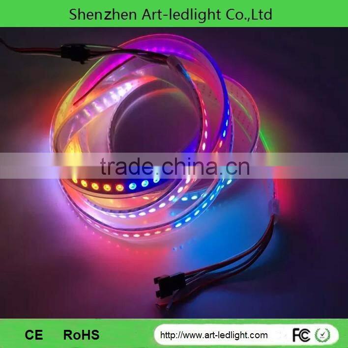 Silicon digital ws2812b led strip ws2812b addressable led 5050 RGB tape 5v 12v
