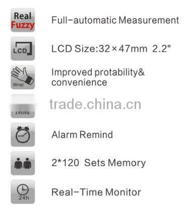 High quality wrist type digital blood pressure monitor