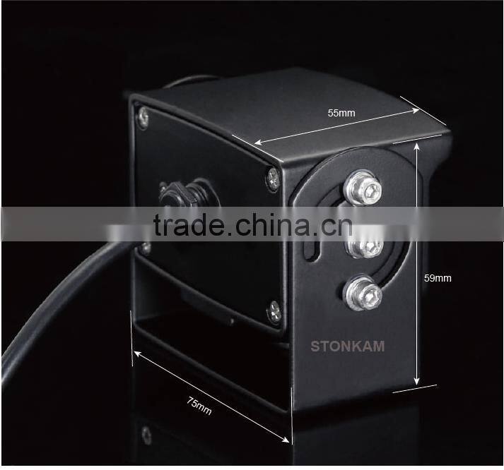 7" Digital car rear view system with touch button