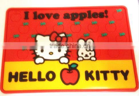 2014 whole sale Hot sale hello kitty Car Non-slip Mat,and PVC mateirial