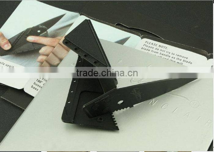 HIGH QUALITY OEM CREDIT CARD PORTABLE FOLDING KNIFE SURVIVAL KNIFE TOOL KNIFE UDTEK01852
