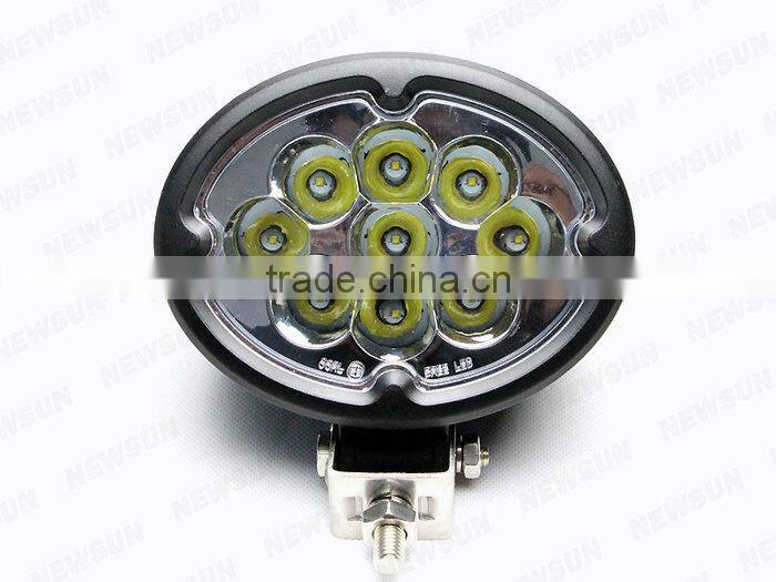 C ree 27w led tractor work light,led handheld light super bright farming,truck,excavator 27w working led light