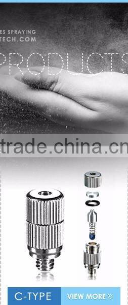 Anti-Drip Equipped Cleanroom Humidifying 303 Stainless Steel Fog Nozzle