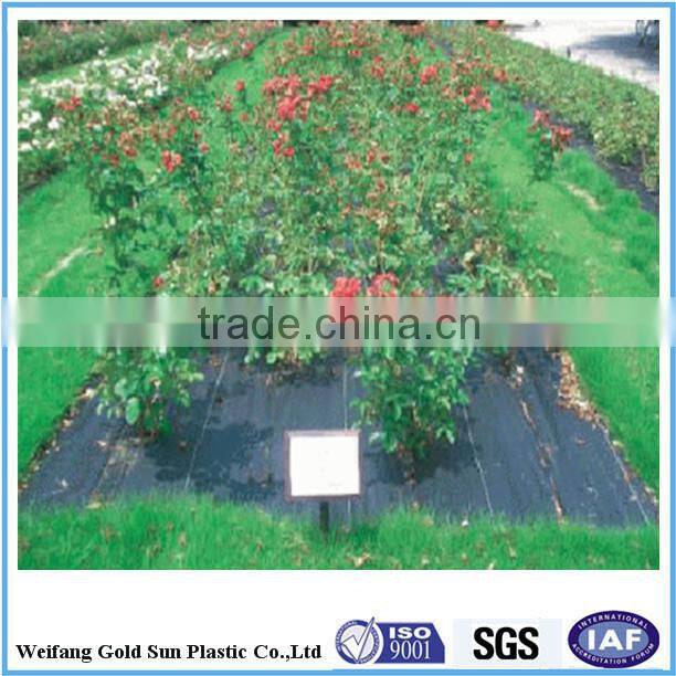 PP woven fabric as weed mat/ground cover/silt fence/landscaping/geotextiles