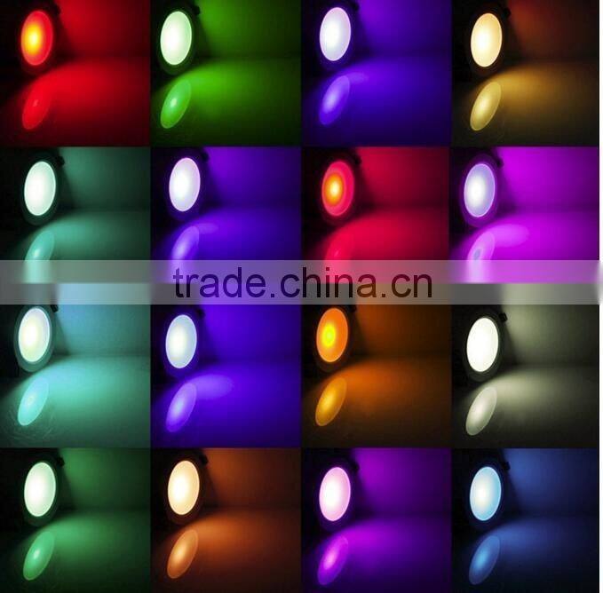 Ultrathin 5W 10W 24 ColorsTube Lamps RGB LED Ceiling Panel Down Light with Remote Controller